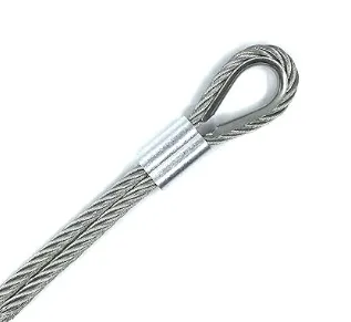 12PCS M10 Dedal de aço inoxidável para montagem de linha de puxa e 3/8 polegadas de diâmetro de fio de corda 2
