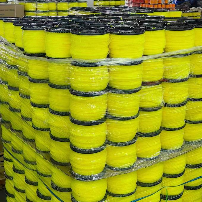 Linha de corte de cordas ultra-torcida Linha de corte de relva de nylon para cortador de escovas 0.095 polegadas 4