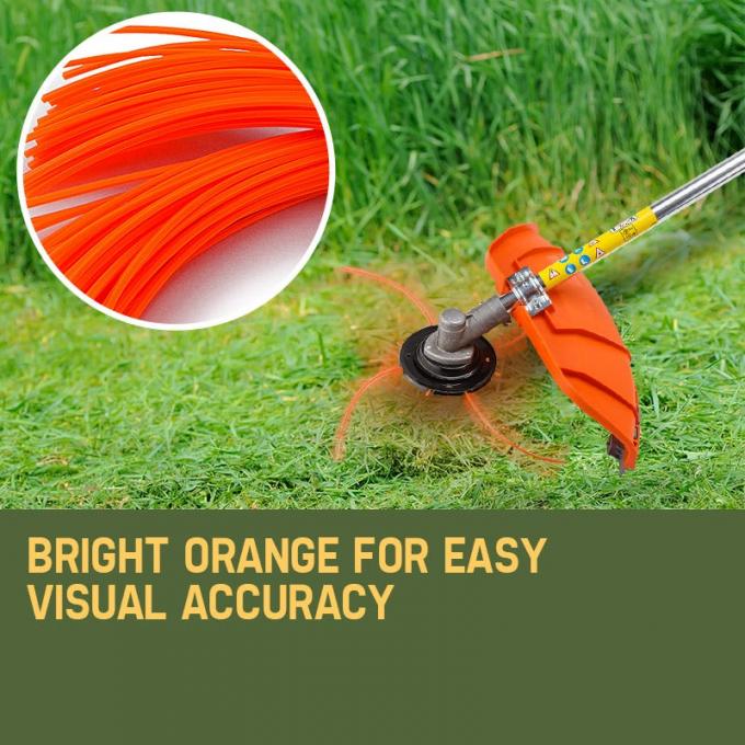 Pre Cut Quadrado Grama Trimmer Linha Strimmer Cord 2.4mm 2.7mm 3.0mm 3.3mm 2