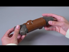 Brinquedo de cachorro mastigado com ramos estridentes