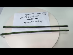 1/4 cabo de aço inoxidável com 7x19 fios de construção núcleo tensão de ruptura 600 lb