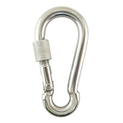 Bom preço. PROFESSIONAL POLICAR acabamento de aço inoxidável Primavera Snap Hook com parafuso bloquear forma olho on-line