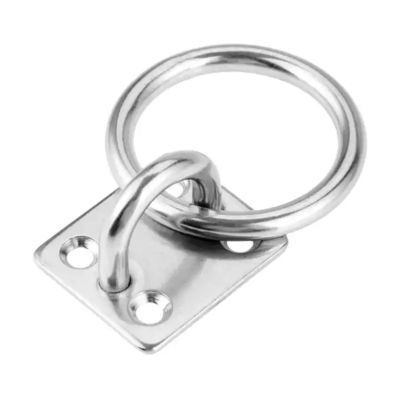 Bom preço. Ferramentas Marítimas Parede montada Pad Square Eye Plate com anel soldado e acabamento galvanizado on-line