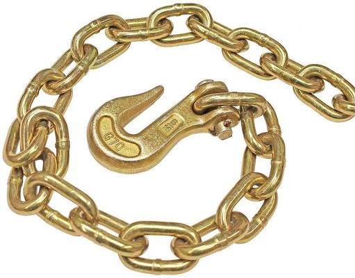 comprar Cadeia de ligação de aço do transportador de zinco amarelo online manufacture