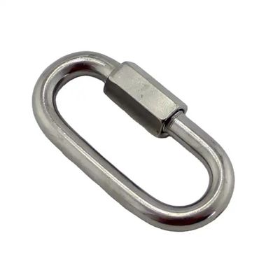 comprar 304/316 Ferro inoxidável ganchos de ligação rápida carabiner acabamento polido para ligação online manufacture