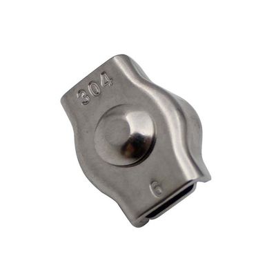 comprar Simplex SS304 Clipe de fixação de cordas de arame em prateado para equipamento de engrenagem online manufacture