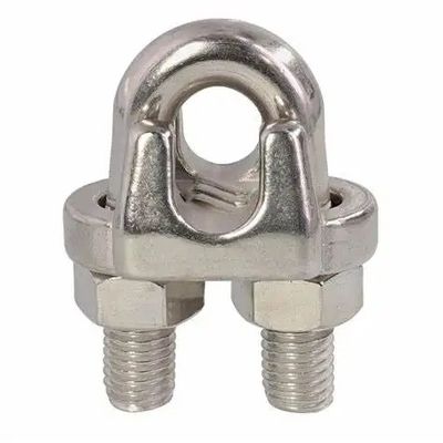 comprar Silvery Hot Dip Galvanized Carbon Steel US Type Wire Rope Clip Cleat para elevação online manufacture
