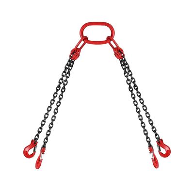 comprar 2t Limite de carga de trabalho G80 G100 Chain de elevação de acabamento preto Sling Chain de gancho para ligação online manufacture