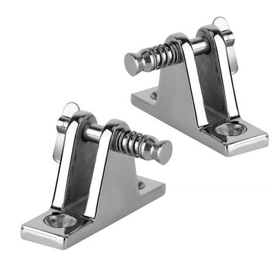 Bom preço. 316 Aço inoxidável Bimini Top Deck Hinge Hardware Marítimo para cobertura de acessórios de barco on-line