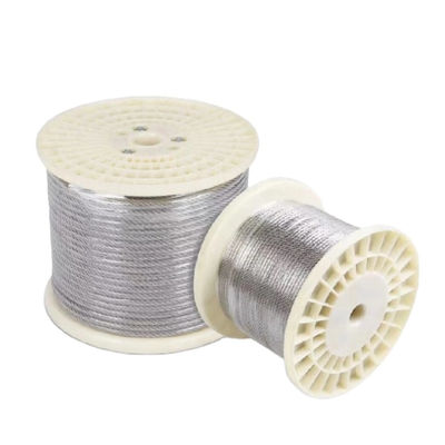 Bom preço. Fios de elevação duráveis AISI304 1X19 de 6 mm para serviço de dobra em operações de mineração on-line