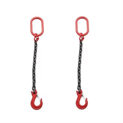 comprar Grau 80 G80 ajustável 6 mm Chain Sling de perna única para elevação Diâmetro 8 mm online manufacture