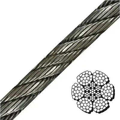comprar 35*k7 32 mm de cordas de fios galvanizadas compactadas de aço especial para cargas a frio para uso industrial online manufacture