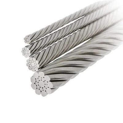 comprar Cobra de arame de aço inoxidável 6X19 IWRC Diâmetro 5-30mm Fabricação de elevadores não ligados online manufacture