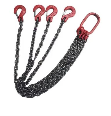 comprar 2 t limite de carga de trabalho G80 aço pesada carga industrial de elevação cadeia com gancho tipo J/C online manufacture