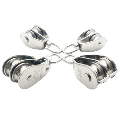 Bom preço. S315 Bloco de elevação de duas poleas de aço inoxidável Bloco de elevação de cabos de arame de aço para elevação on-line