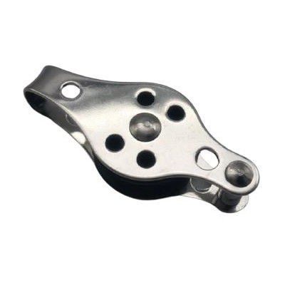 Bom preço. Bloco de engrenagem de aço inoxidável amplamente utilizado SS316 Pulley de espessura dupla tipo olho giratório on-line