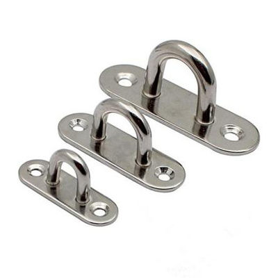 Bom preço. Deck Yacth Acessórios Suspensos Pad Oblong de aço inoxidável Placa de olho Chapa de grampos Gancho de anel on-line
