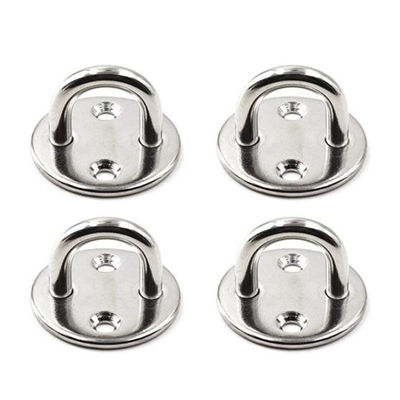 comprar Placa de olho redonda de aço inoxidável galvanizado para fecho de porta e pendurar de parede online manufacture