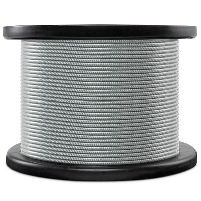 Bom preço. Cordo de arame de aço galvanizado de construção 6x7/6x19/6x36 fios 2 conjuntos montagem de vedação on-line