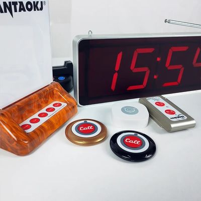 comprar Long Range Wireless Restaurante Hospital Paciente Pager Call Buttons Display Receptor Clínica Casa de repouso Sistema de chamada online manufacture
