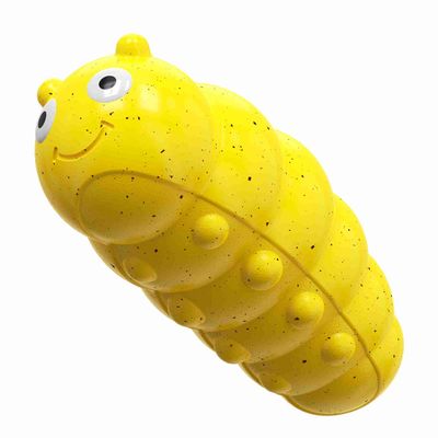Desenho triplo de espessura e brinquedo de cachorro de lagarta
