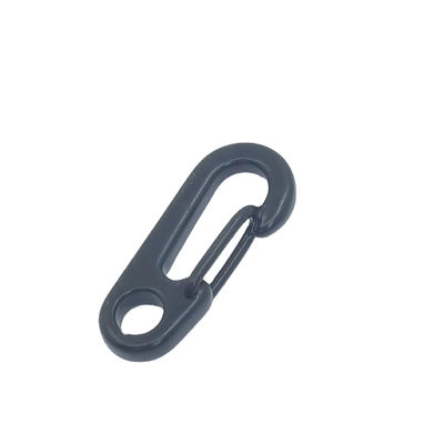 Bom preço. Mini Carabiner Preto Chave de Chave Chave Anel Clips Snap Hook EDC Hardware on-line
