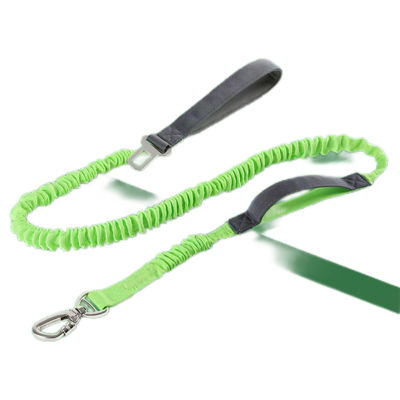 Bom preço. Elastic Explosionproof Dog Leash Silver Alloy Hook Treinamento, Segurança do Automóvel on-line