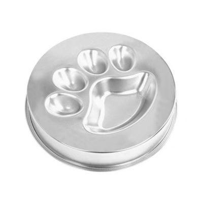 Bom preço. Não há tempo para ajustar a tigela de alimentação de animais de estimação com material de aço inoxidável arredondado e antiderrapante on-line