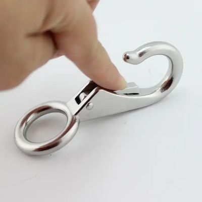 Bom preço. Ferramentas marítimas SS304/316 Fixação durável do olho de parafuso Snap Hook com acabamento polido on-line