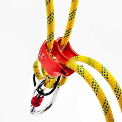 Bom preço. Dispositivo galvanizado de descida de alta altura para equipamento de escalada de descida rápida e dispositivo de proteção ATC on-line