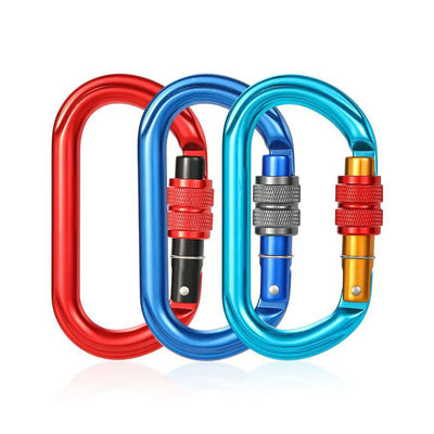 Bom preço. 25KN Indústria Pesada Alumínio em forma redonda de escalada Snap Hook Logotipo e cor personalizados on-line