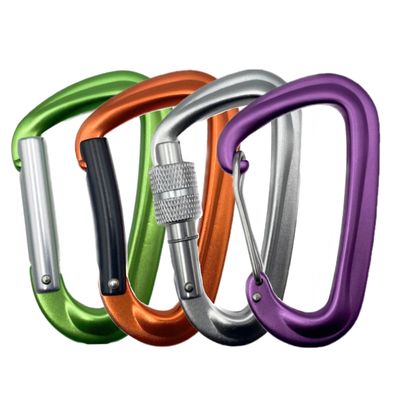 Bom preço. OEM aceitável de alumínio parafuso bloqueio carabiner clip para escalada acabamento personalizado on-line