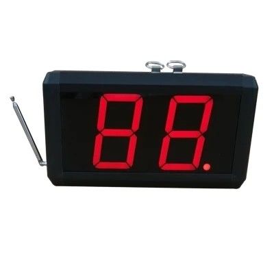 Bom preço. 300-500m Range ABS Plástico 2 dígitos Display Sistema de sino sem fio com botão de controle on-line
