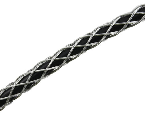 comprar Grampos de puxagem de cabo com 5mm Nut Kit de olhos flexíveis Galvanização de aço Antislip Tubo de cabo de fio de puxagem Lassos 6 Set 4-25mm online manufacture