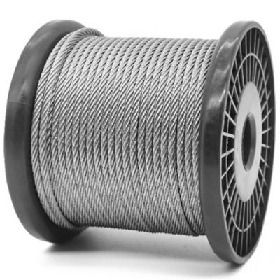 Bom preço. Cabos de aço inoxidável AISI304 304L 316 316L Corda de aço 6x36SW IWRC 6x36SW FC Corda de aço inoxidável com teor de Si de 1,0% on-line