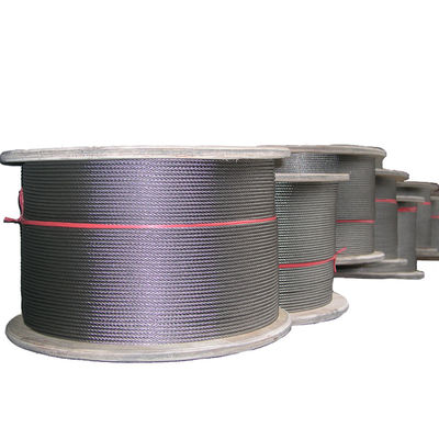 comprar 300 Série 6x7 FC Cabos de aço inoxidável Aisi304 Aisi316 Acero inoxidável 3mm 4mm 5mm comprimento 1000m / bobina ou personalização online manufacture