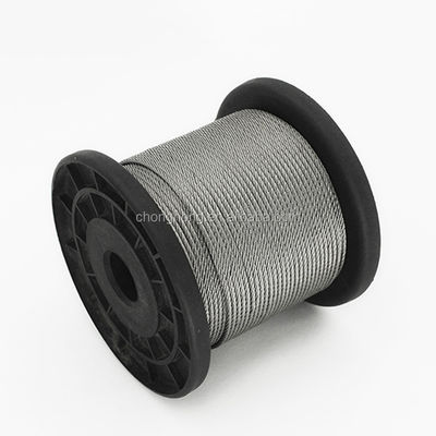 comprar 7x19 316 Cabo de arame de aço inoxidável para soluções duradouras e resistentes à corrosão AISI 201/304/316 Cabo de arame de aço online manufacture