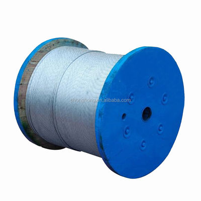 comprar Galvanizado 1 x 7 fio de aço para o fio de mensageiro Overhead Groundwire e Stay Wire padrão DIN grau de aço carbono online manufacture