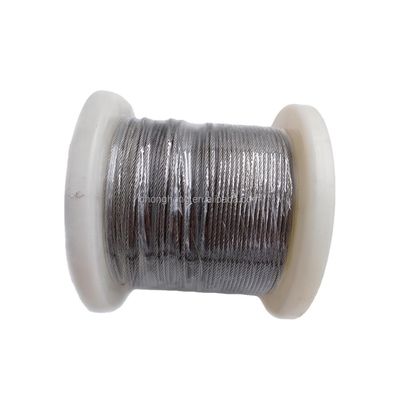 comprar 1x7 Cabo de fio de aço inoxidável Cabo de fio de aço inoxidável 1,5 mm 2 mm 3 mm 4 mm Contido de Si % 0,1 AISI304 AISI316 SUS304 SUS316 online manufacture