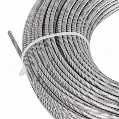 comprar 6x19 1570Mpa Stainless Steel Wire Ropes 7mm Polido Padrão AiSi Embalagem 1000 metros em bobina de madeira online manufacture