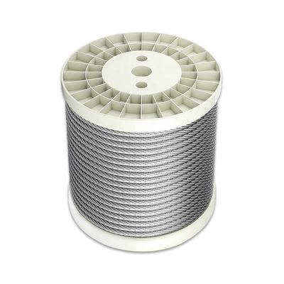 comprar Cabos de corda de aço inoxidável garantidos para elevadores/granas/núcleos de aço marítimo 7 Wire/19 Wire Construction and Long-lasting online manufacture