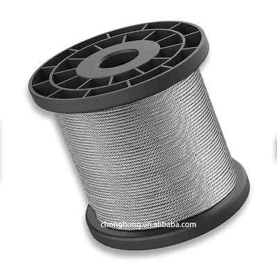 comprar Construção 6x36 6x36 AiSi aço inoxidável 1/8'' Cabo de arame para aeronave para kit de barranco de cabo Padrão AiSi Marinha Grau online manufacture