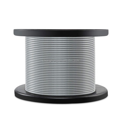 comprar Tolerância ± 1% PVC revestido fio de aço corda 1/8 