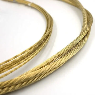 Bom preço. Cordas de aço revestidas de cobre não ligado Cordas de aço revestidas de latão Cordas de aço 1*7 1,0 mm Tolerância Outros on-line