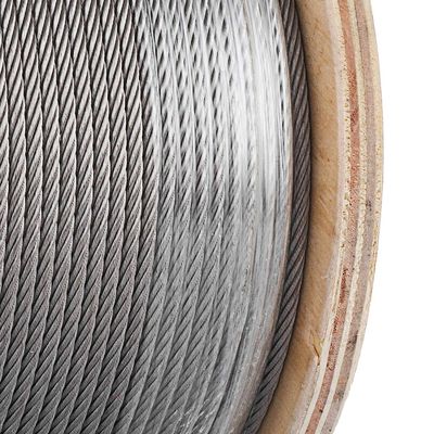 comprar 100m/328ft comprimento 7x7 Stand Core Grade não revestido de aço cartão 1/16 fio de corda 304 fio de aço inoxidável para aeronaves online manufacture