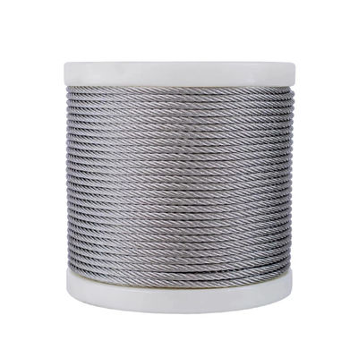 Bom preço. 6X12 7FC/6X24 FC / 6X19 FC / 6X37 FC Cabo de arame de aço inoxidável para guincho Força 1570-1960 MPa Serviço de processamento Outros on-line