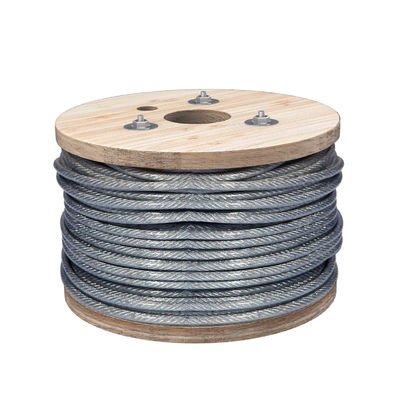 Bom preço. 10 mm 7X19 AISI 304 aço inoxidável DIP galvanizado a quente cabo de aeronave cabo de aço com tolerância ± 1% on-line