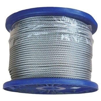 Serviço de processamento de cabos de arame IWRC de cilindros de plástico de 1000 pés 6x19 Outros certificados ISO9001/ISO14001 Cabos de aeronave galvanizados
