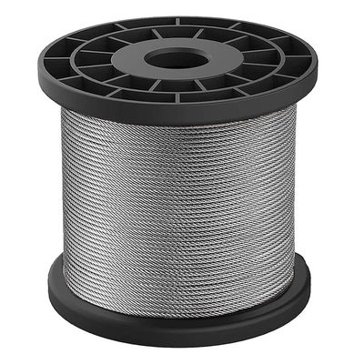 Bom preço. Cabo de aço inoxidável 7x19 1x19 8mm 304 SS Cabo SS 316 304 Cabo de aço inoxidável para balaustrada Corrimão de convés Cabo Personalizável on-line
