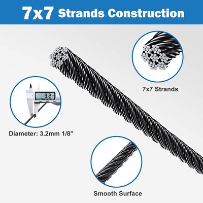 comprar T316 Cabos para aeronaves 7x7 Fios 500ft 1/8